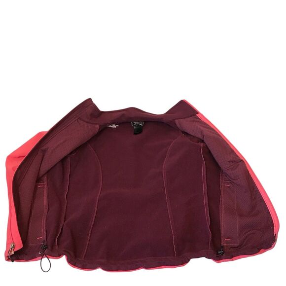 The‎ North Face Softshell Jacket F11 AMVX T183 Fleece Lined Full Zip Pink S - Picture 5 of 16
